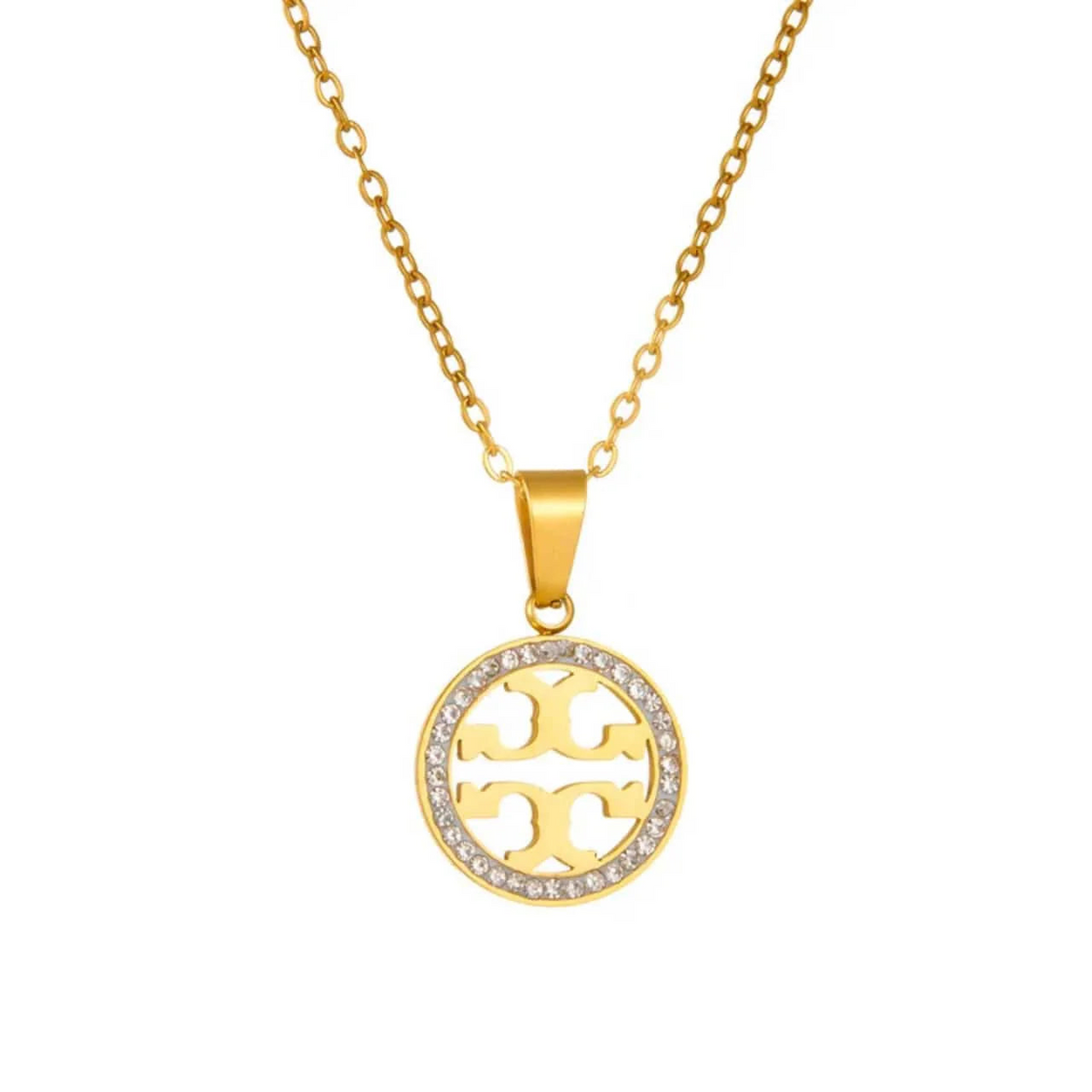 Set Studied Tory Burch (Necklace + Tops)