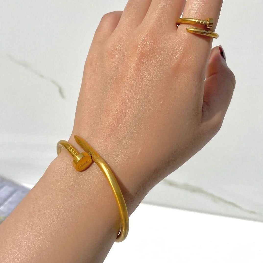 Set Screw Nail (Bracelet + Ring)