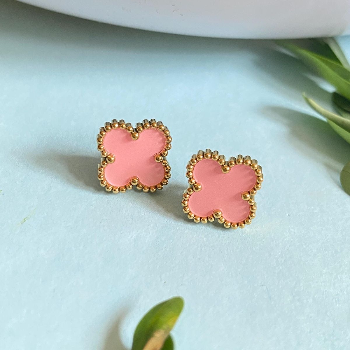 Pink Clover Tops - Stainless Steel
