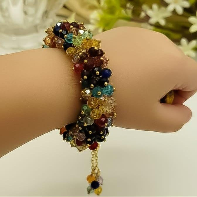 Multicolor Beaded Gajra Bracelet
