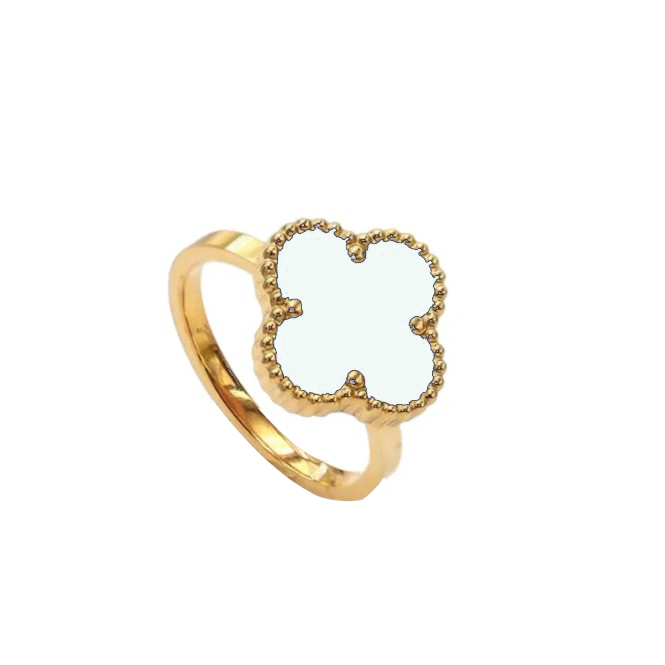 White Clover Ring - Adjustable Ring