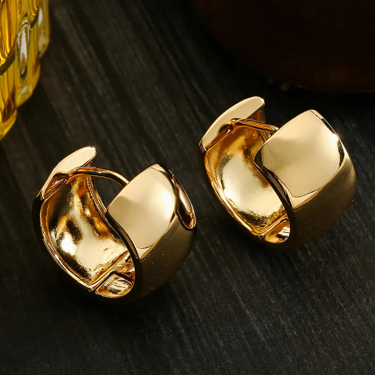 Chunky Hoops Earrings - Stainless Steel
