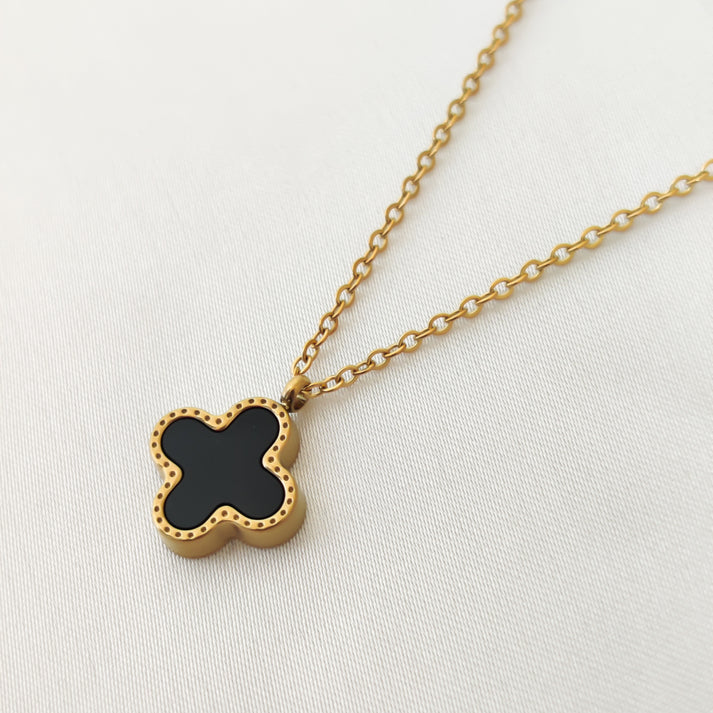 Four Leaf Clover Necklace - Stainless Steel