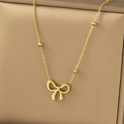 Set Bow (Necklace + Tops)