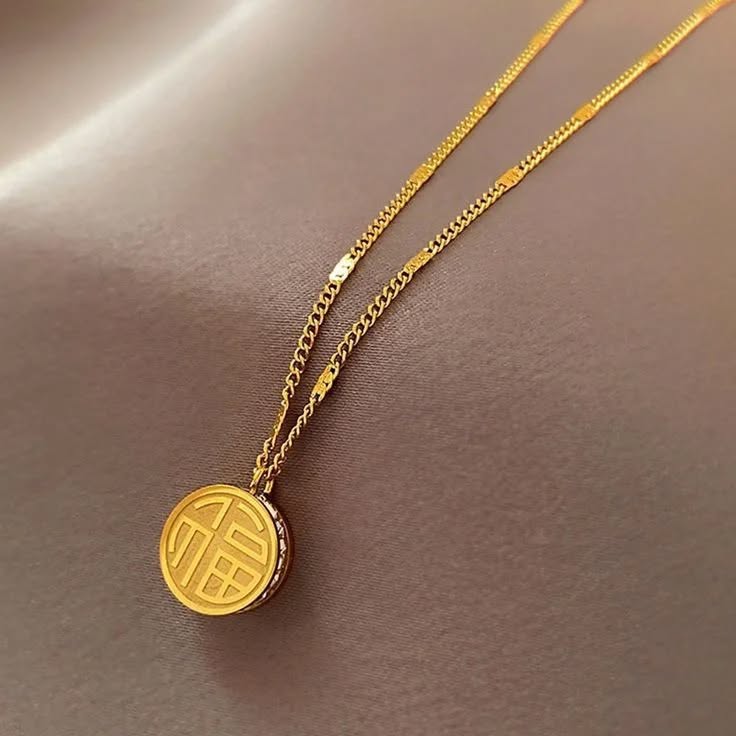 Lucky Fu Necklace - Stainless Steel