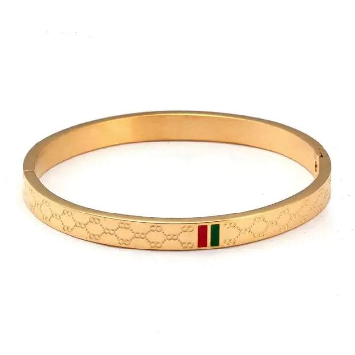 3 Bracelets (Gucci + Cartier + Screw Nail) - Stainless Steel