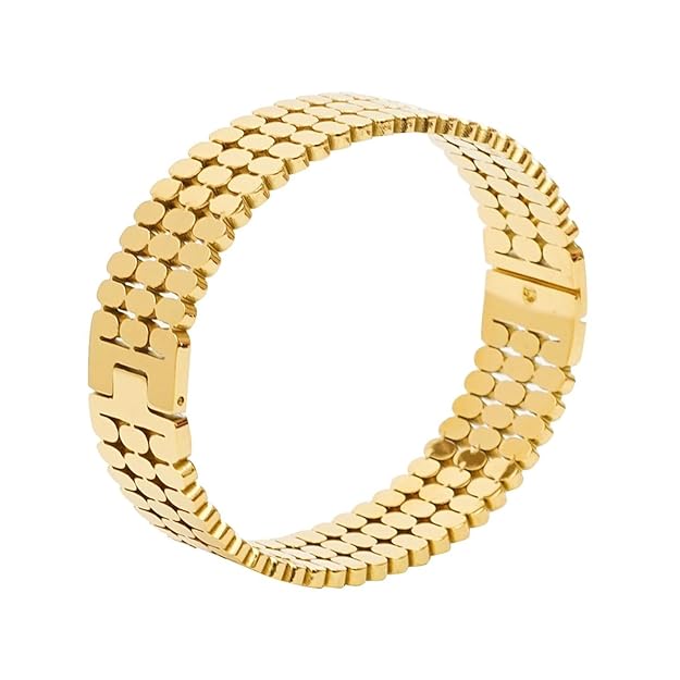 Coin Link Handcuff - Stainless Steel