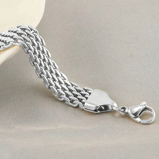 Silver Rowena Bracelet - Stainless Steel
