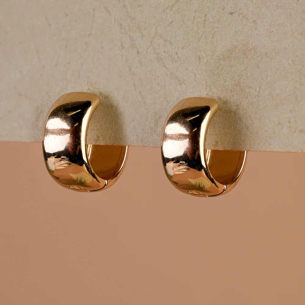 Chunky Hoops Earrings - Stainless Steel