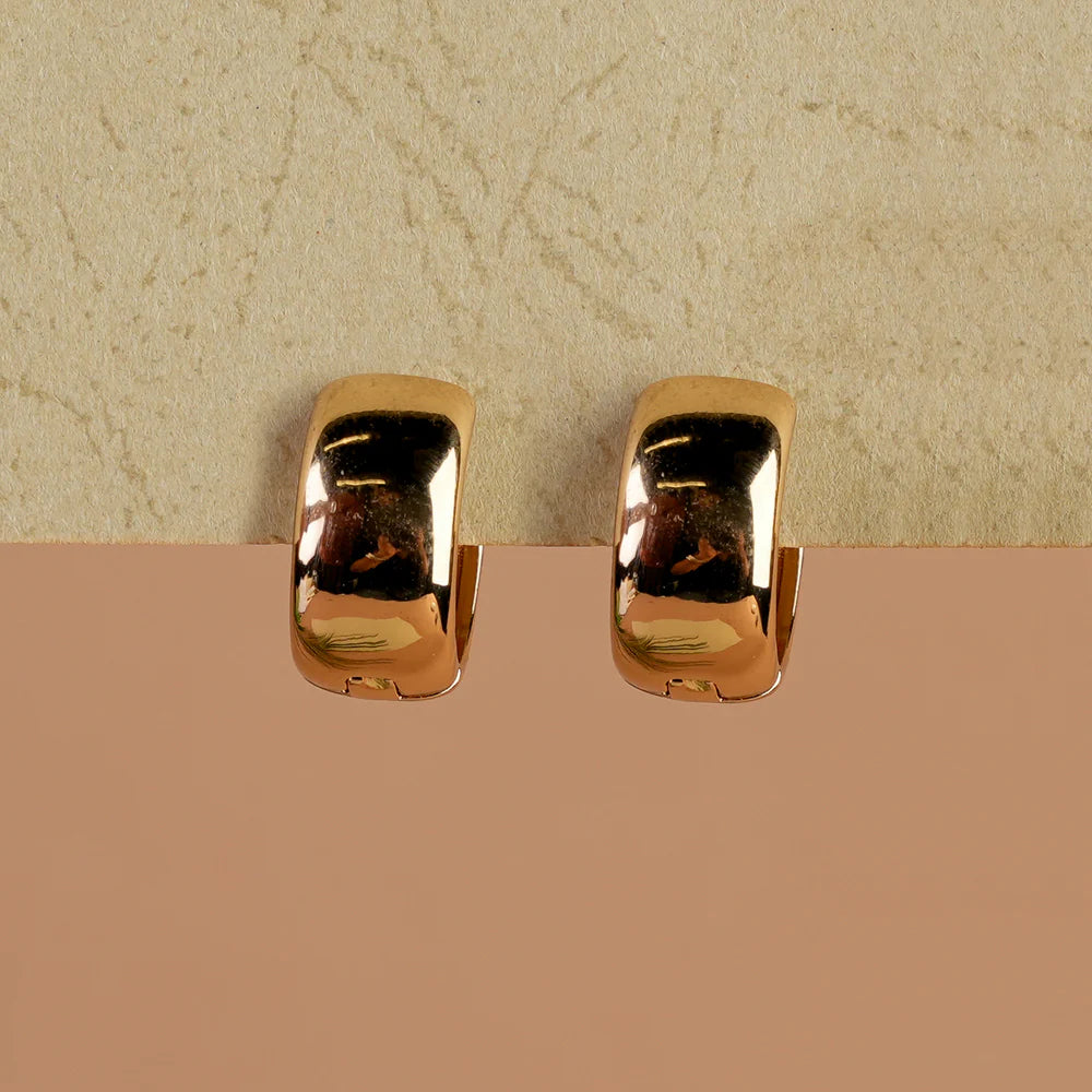 Chunky Hoops Earrings - Stainless Steel