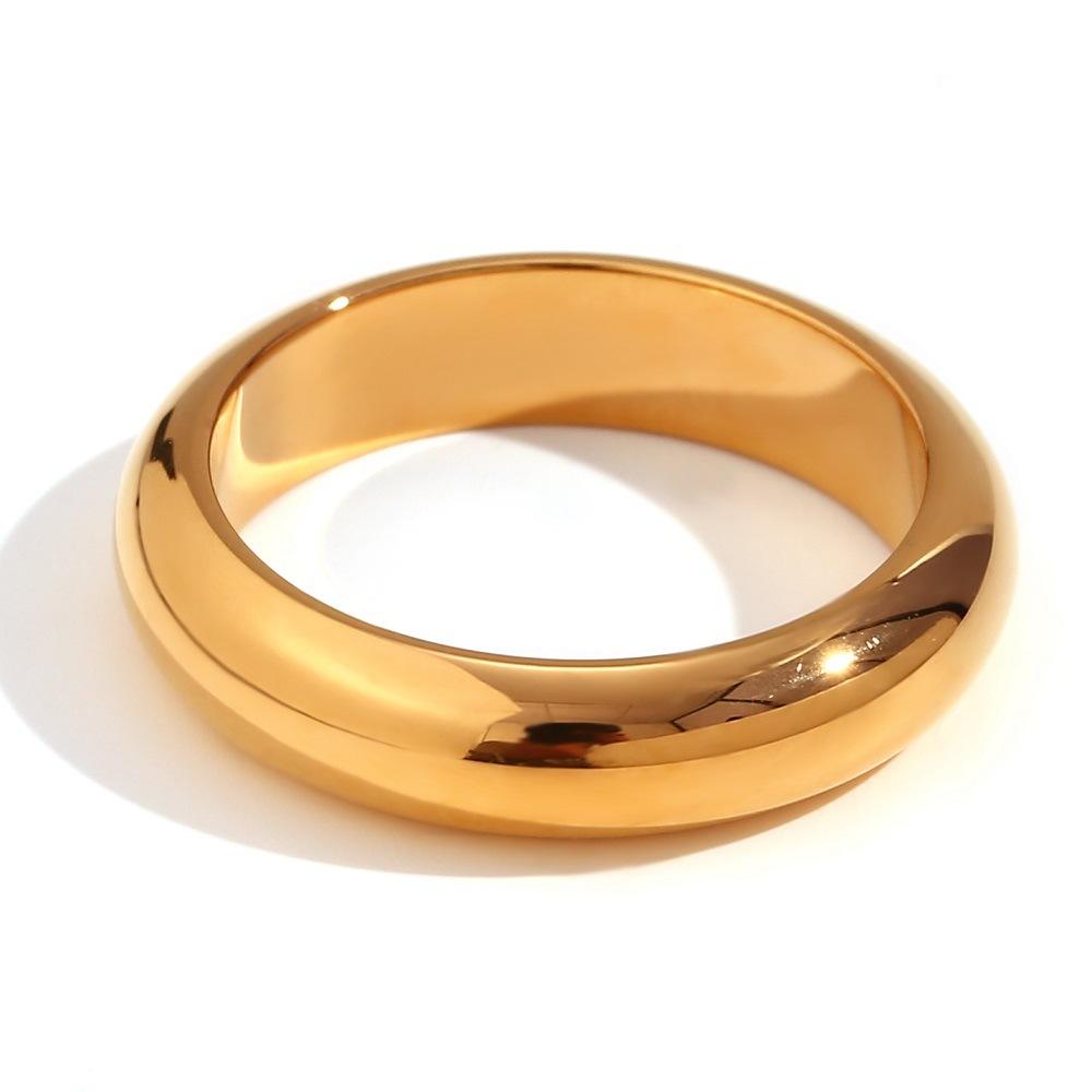 Circle Band Ring - China Gold