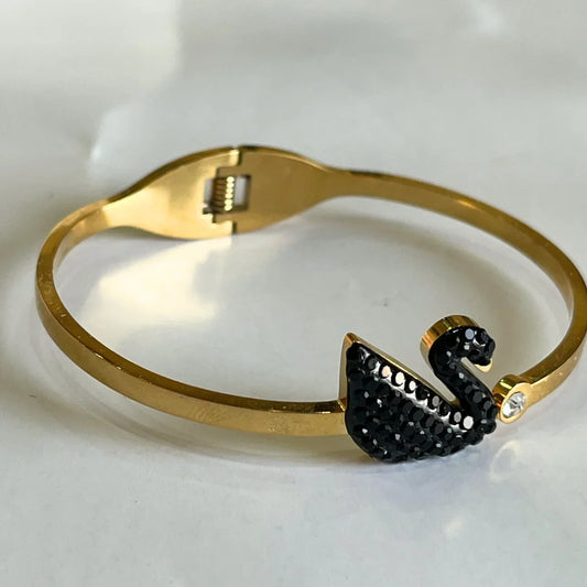 Black Swan Bracelet - Stainless Steel