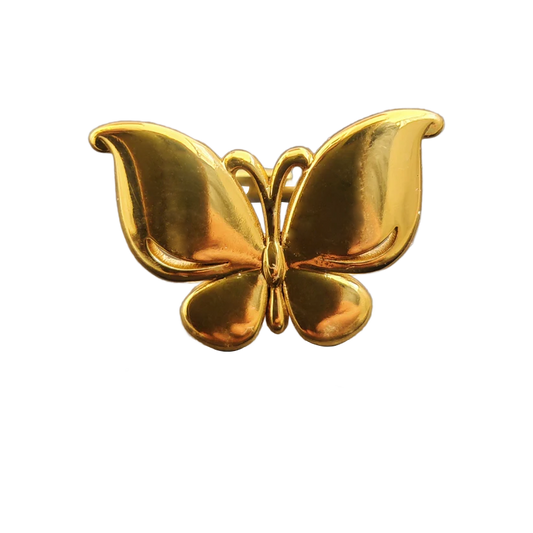 Butterfly Adjustable Ring - Stainless Steel