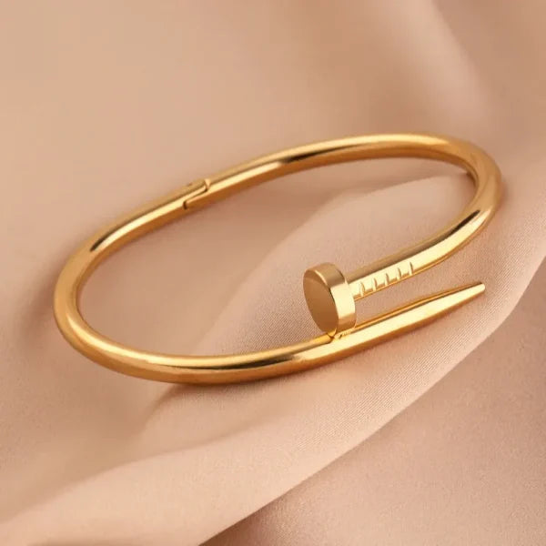 Screw Nail Bracelet - Stainless Steel