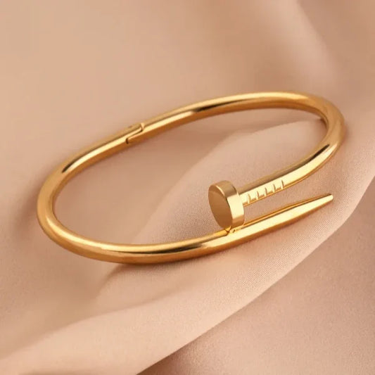 Screw Nail Bracelet - Stainless Steel