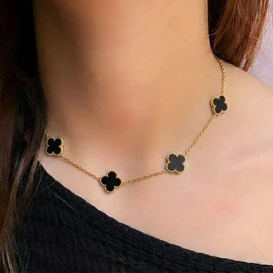 Four Leaf Clover Necklace - Stainless Steel