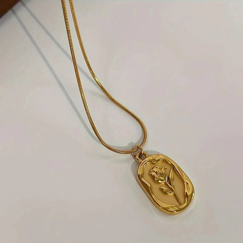 Rose Gold Necklace - Stainless Steel