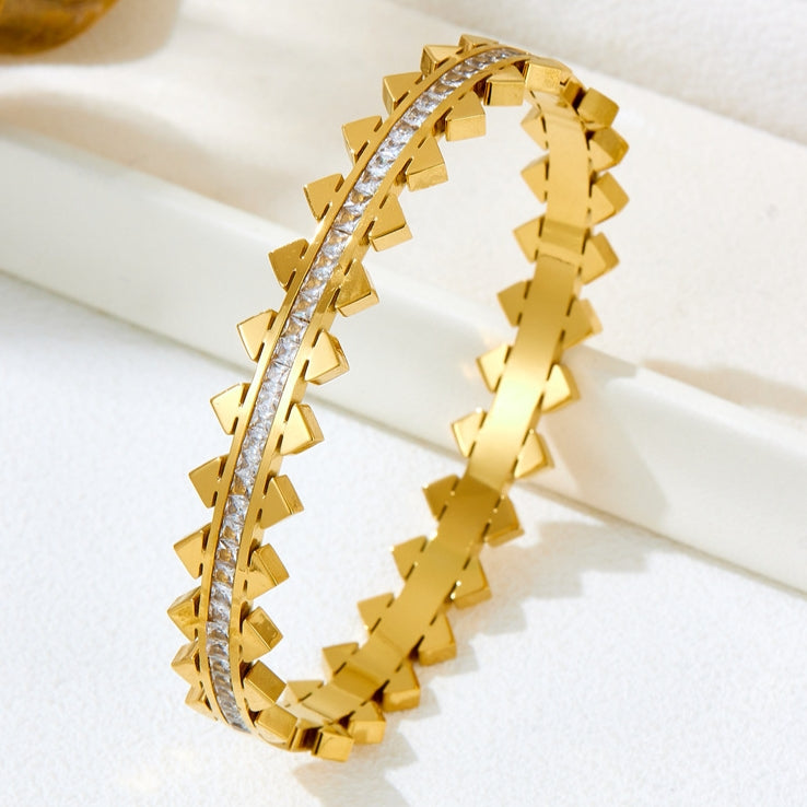 Spike Stud Bracelet - Stainless Steel