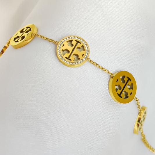 Tory One Studs Bracelet - Stainless Steel