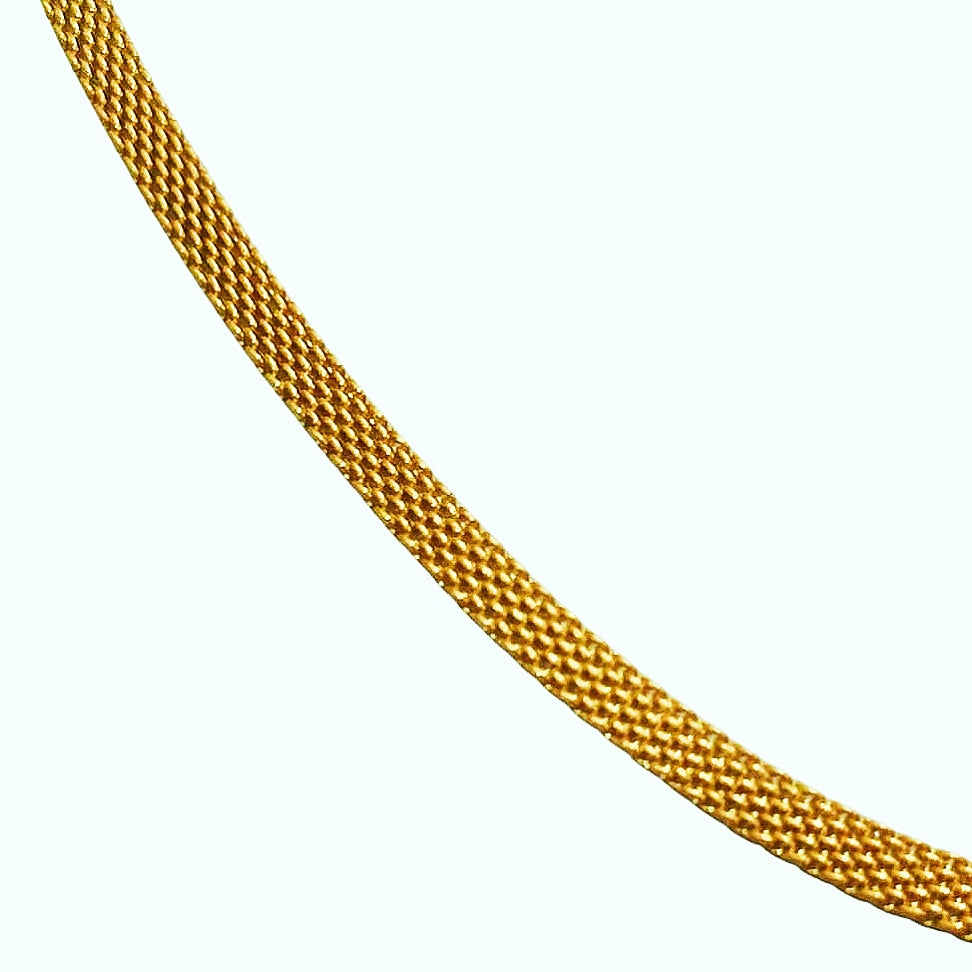 Slim Mesh Necklace - Stainless Steel