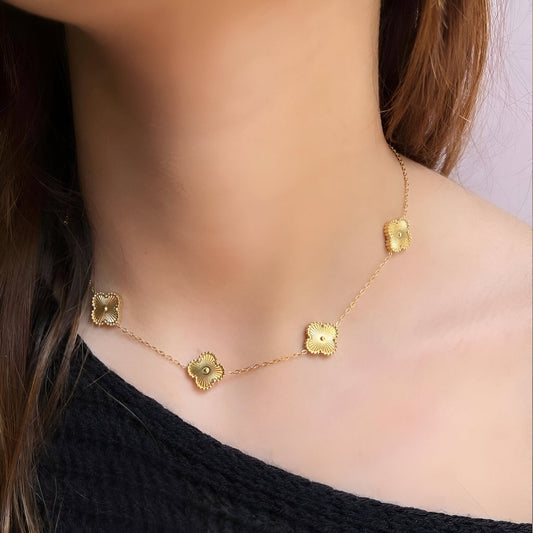 Clover Necklace - Stainless Steel
