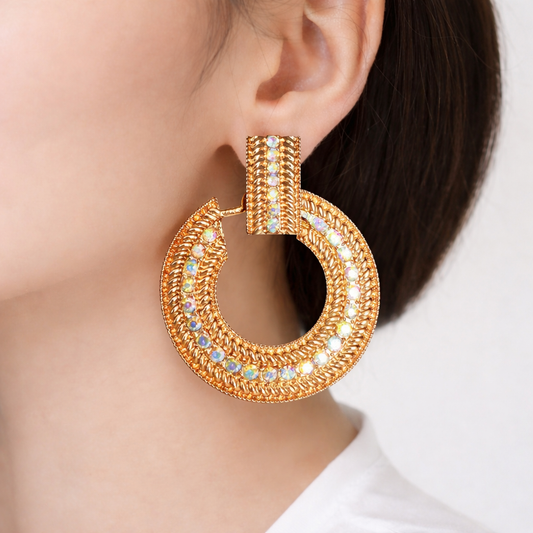 Round Multicolor Stud Earrings - Local Heritage