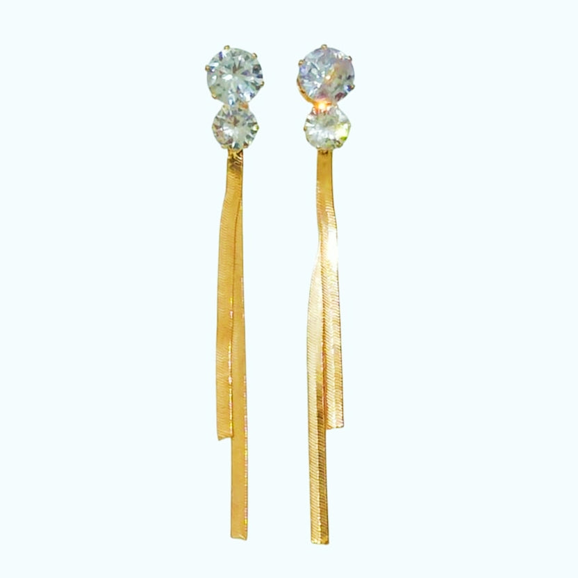 Dangling Diamond Tops - China Gold