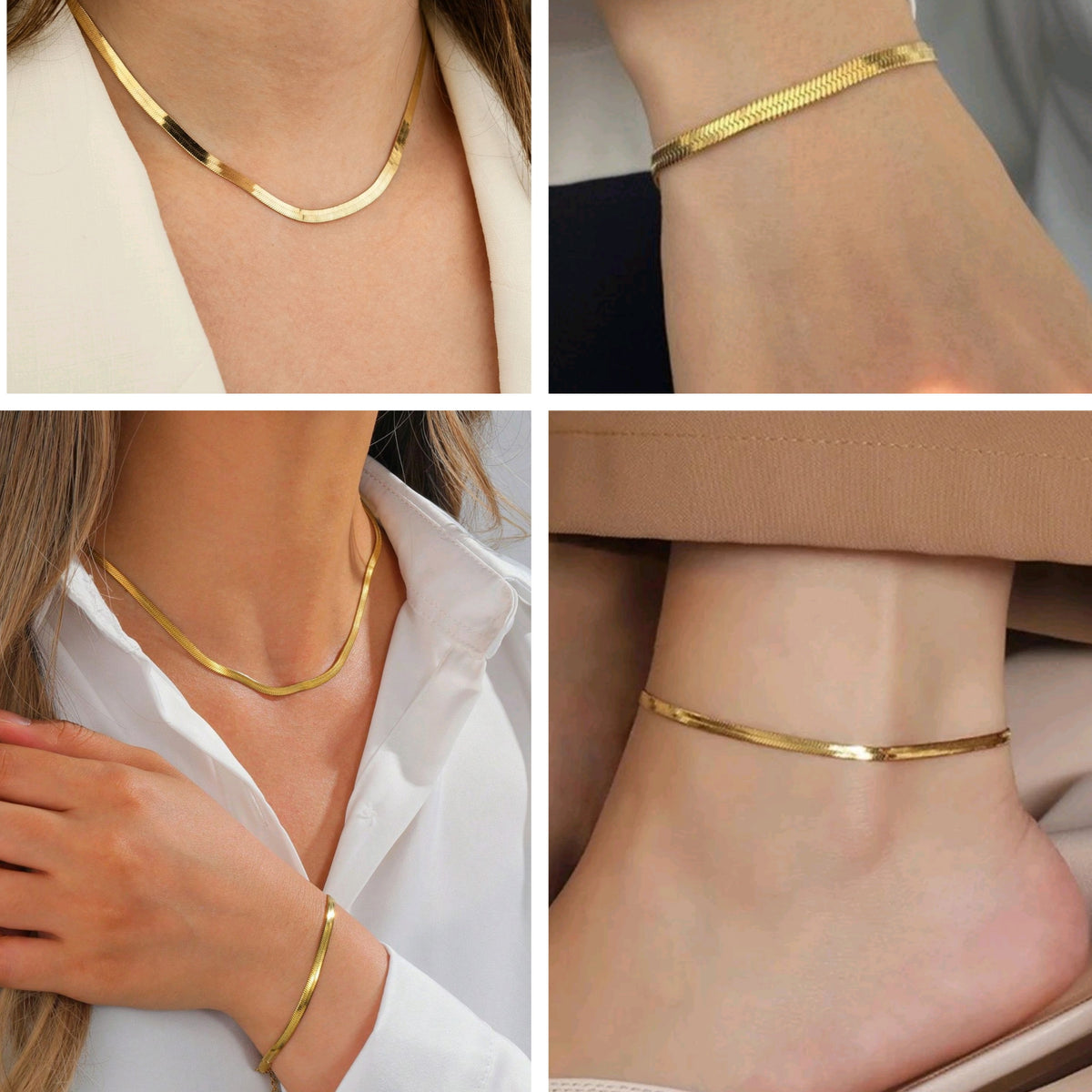Snake (Necklace + Bracelet + Anklet)