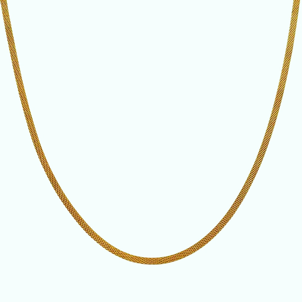 Slim Mesh Necklace - Stainless Steel