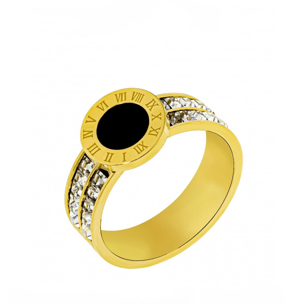 Roman Stud Ring - Stainless Steel