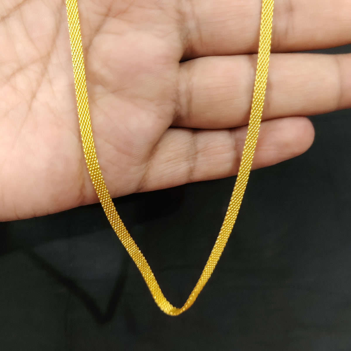 Slim Mesh Necklace - Stainless Steel