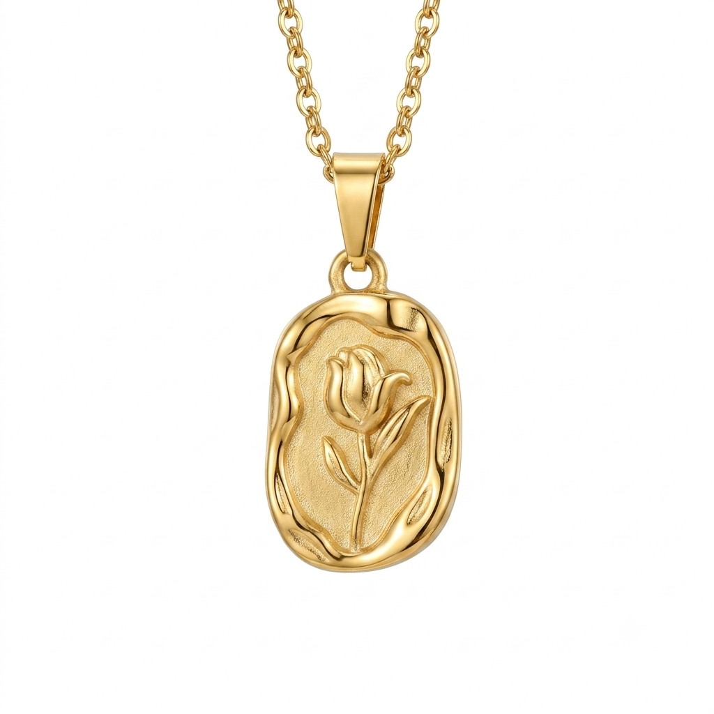 Rose Gold Necklace - Stainless Steel