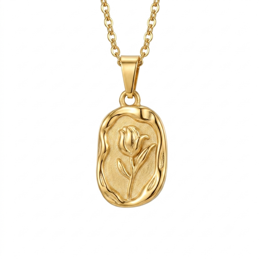 Rose Gold Necklace - Stainless Steel